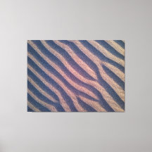 Wind Shaped Zebra Stripes in Sand Photo