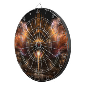 Wind Storm Fractal Art Dart Board