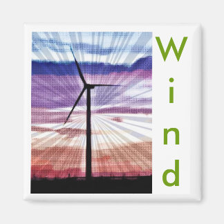 Wind Sunrise picture Magnet