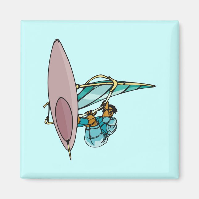 Wind Surfer Magnet (Front)