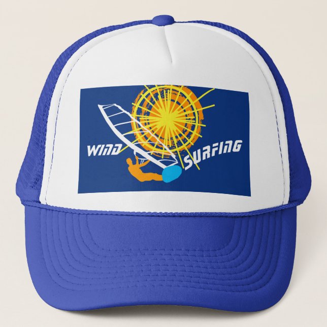 Wind Surfing customisable Trucker Hat (Front)