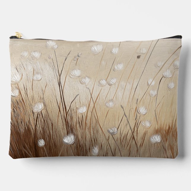 Wind-Swept Wildflowers #1  Accessory Pouch (Front)