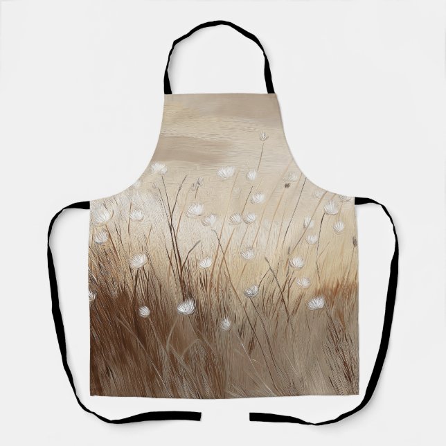 Wind-Swept Wildflowers #1  Apron (Front)