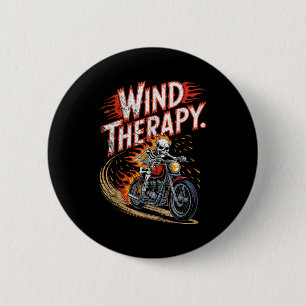 Wind Therapy Motorbike Motorcycle Men Women 6 Cm Round Badge