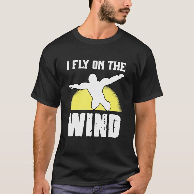 Wind Tunnel Indoor Skydiving Bodyflying For Men T-Shirt (Front)