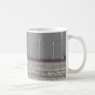 wind turbine coffee mug
