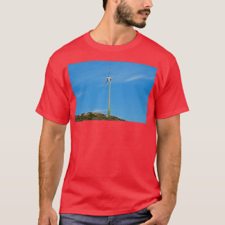 Wind turbine on Tilos 1 T-Shirt