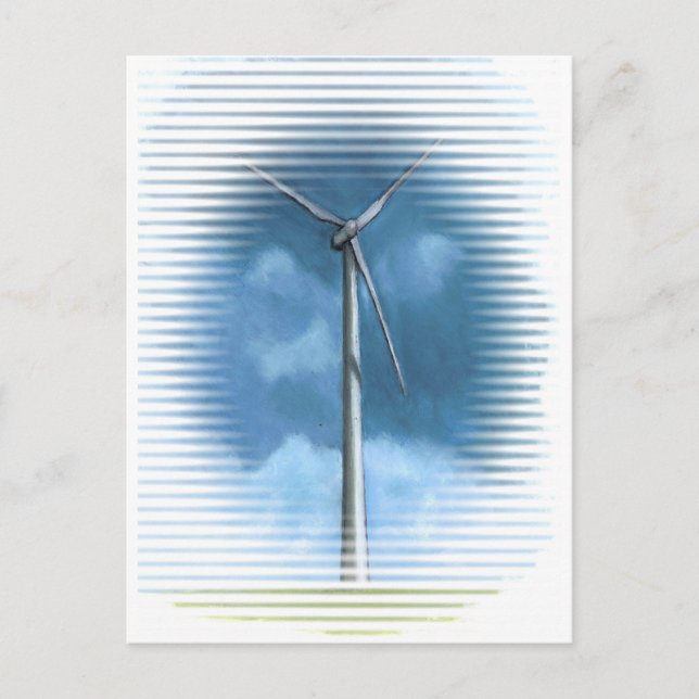 WIND TURBINE POSTCARD (Front)