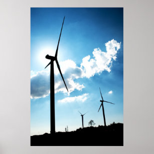 Wind turbine poster