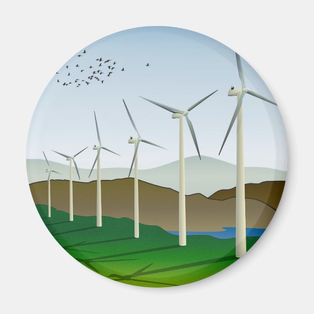 Wind Turbines Magnet (Front)