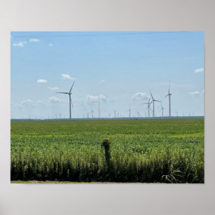 Wind Turbines Poster