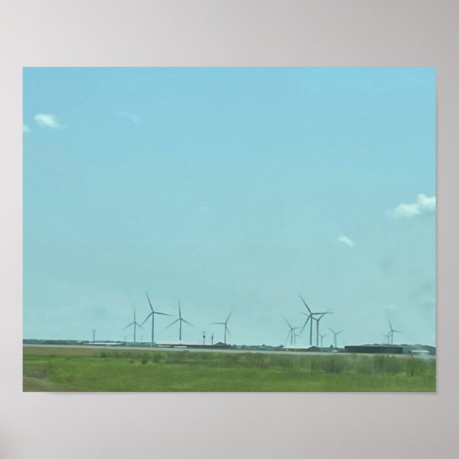 Wind Turbines Poster (Front)
