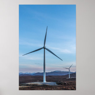 Wind Turbines Poster/Print Poster