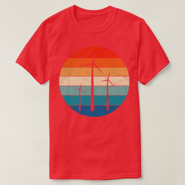 Wind Turbines T-Shirt (Design Front)