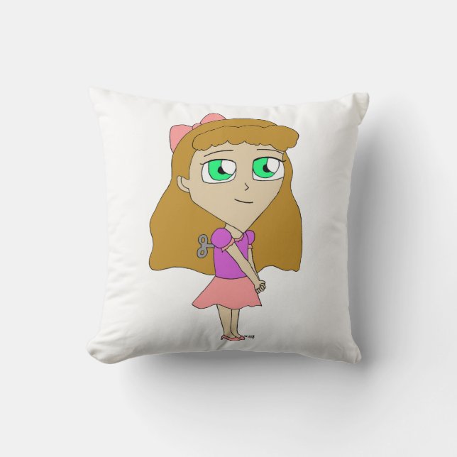 wind up chibi  cushion (Front)