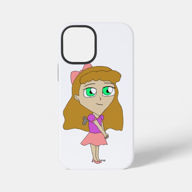 wind up chibi iPhone case (Back)