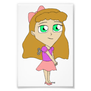 wind up chibi photo print