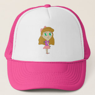 wind up chibi trucker hat