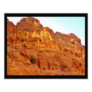 Windblown Tombs at Petra Photo Print