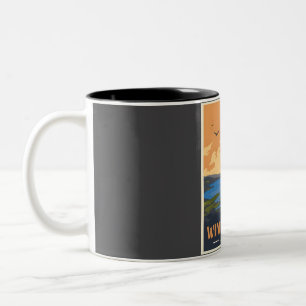Windermere Lake District National Park Travel  Two-Tone Coffee Mug