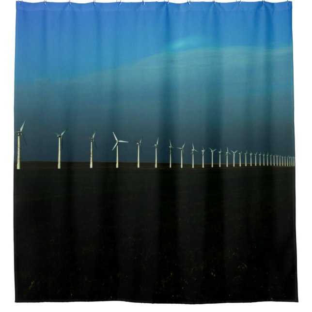 Windfarm sccna shower curtain (Front)