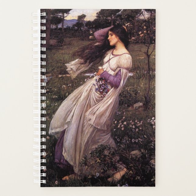 Windflowers-by John William Waterhouse, 1902 Planner (Front)