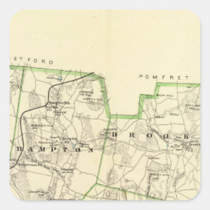 Windham Co S Square Sticker