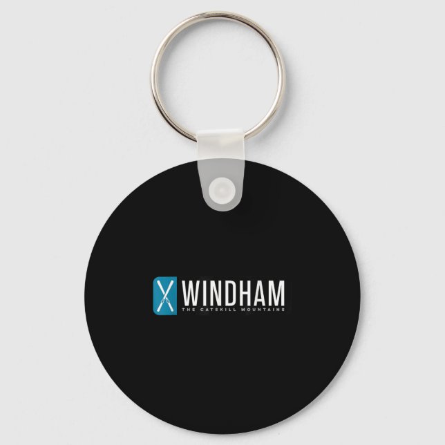 Windham Mountain Ski  Key Ring (Front)