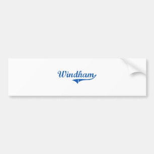 Windham New Hampshire Classic Design Bumper Sticker