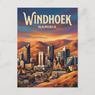 Windhoek Independence Avenue Namibia Postcard