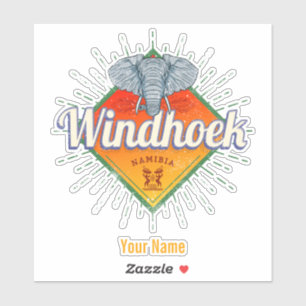 Windhoek Namibia Retro Elephant Vintage Africa