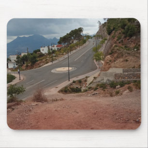 Winding Mountain Road: A Serene Journey Through Na Mouse Pad