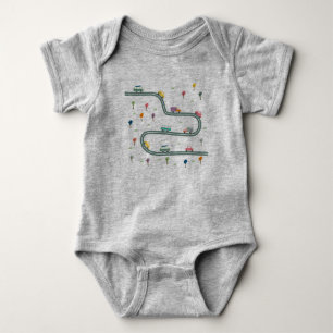 Winding Road Adventure Baby Bodysuit - Little
