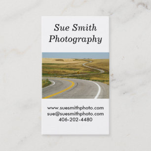Winding Road - Rusty Old Railroad Bridge Business Card