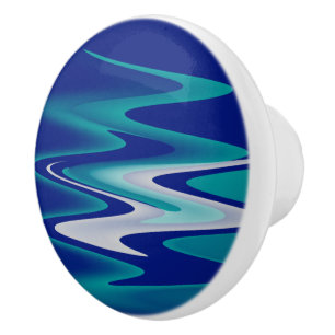winding roads ceramic knob