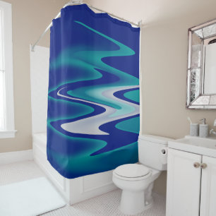 winding roads shower curtain