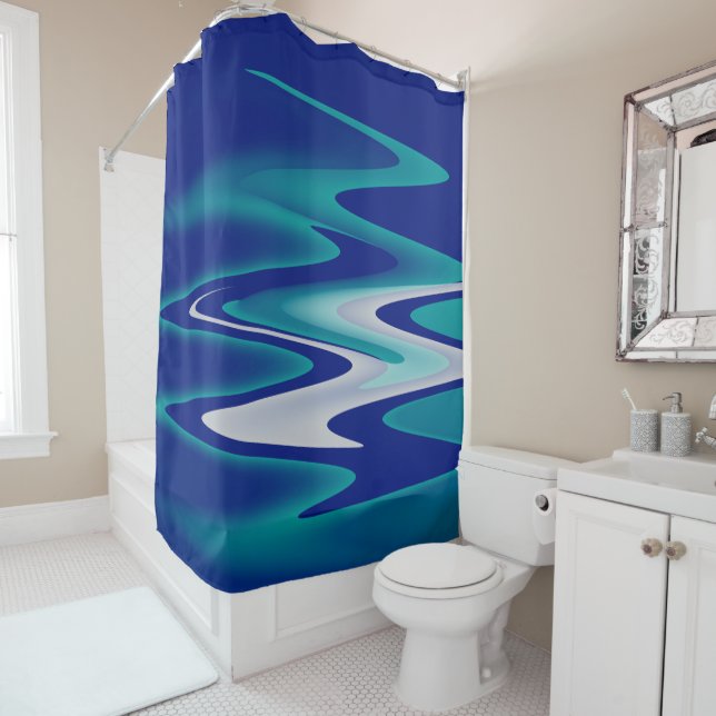winding roads shower curtain (In Situ)