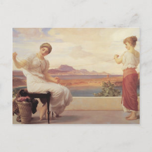 Winding the Skein - Lord Frederick Leighton Postcard