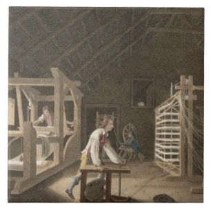 Winding, Warping with a New Improved Warping Mill Ceramic Tile