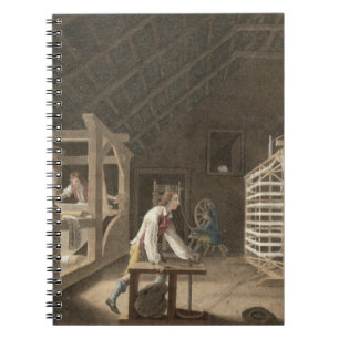 Winding, Warping with a New Improved Warping Mill Notebook