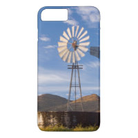Windmill And Dam In The Karoo At Sunrise