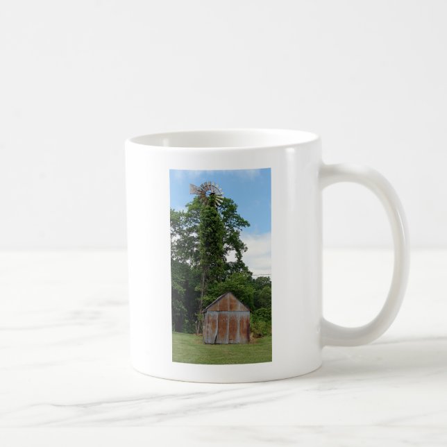 Windmill and Shed Coffee Mug (Right)