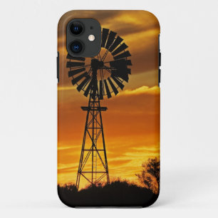 Windmill and Sunset, William Creek, Oodnadatta iPhone 11 Case