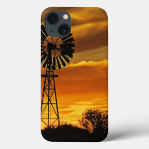 Windmill and Sunset, William Creek, Oodnadatta iPhone 13 Case