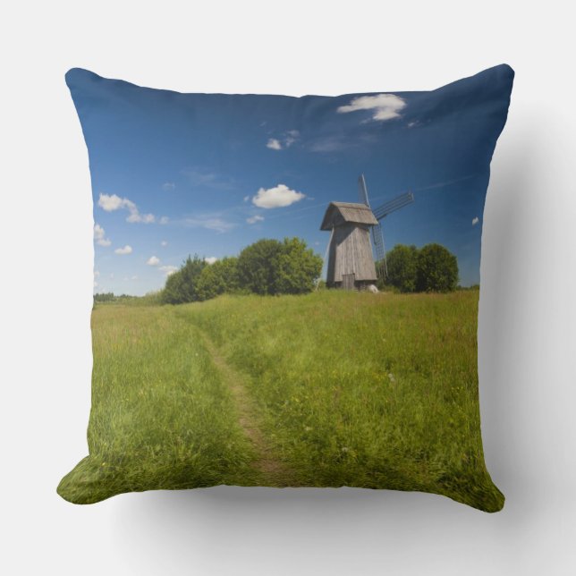 Windmill at Mikhailovskoye Cushion (Front)