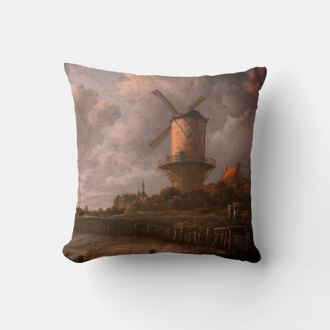 Windmill at Wijk bij Duurstede: Cushion (Front)