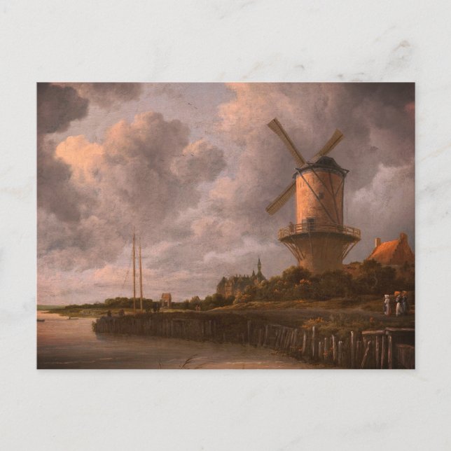 Windmill at Wijk bij Duurstede: Postcard (Front)