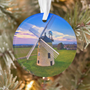 Windmill Blue Sky Ornament
