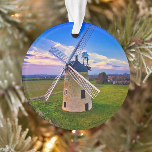 Windmill Blue Sky Ornament (Tree)
