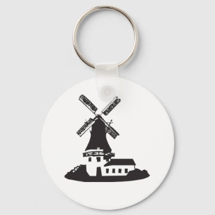 Windmill Building Key Ring